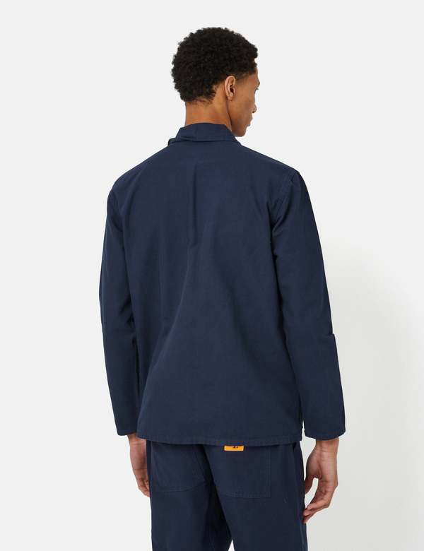 Service Works Canvas Coverall Jacket - Navy Blue | Garmentory