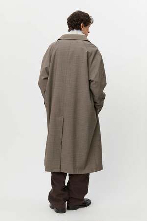 mfpen Installation Coat - Brown Glen Check | Garmentory