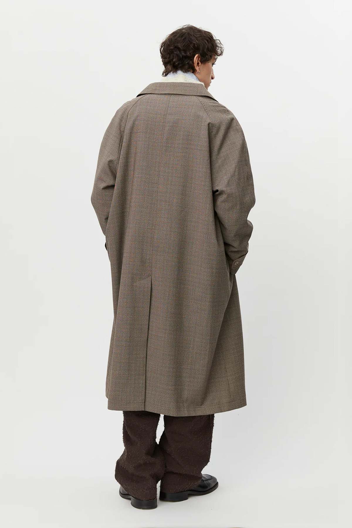 mfpen Installation Coat - Brown Glen Check | Garmentory