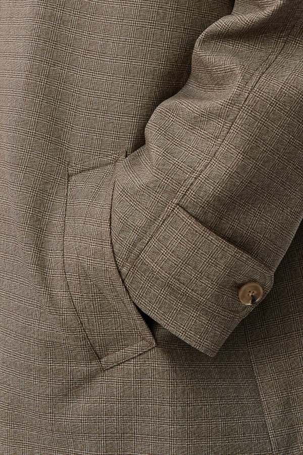 mfpen Installation Coat - Brown Glen Check | Garmentory