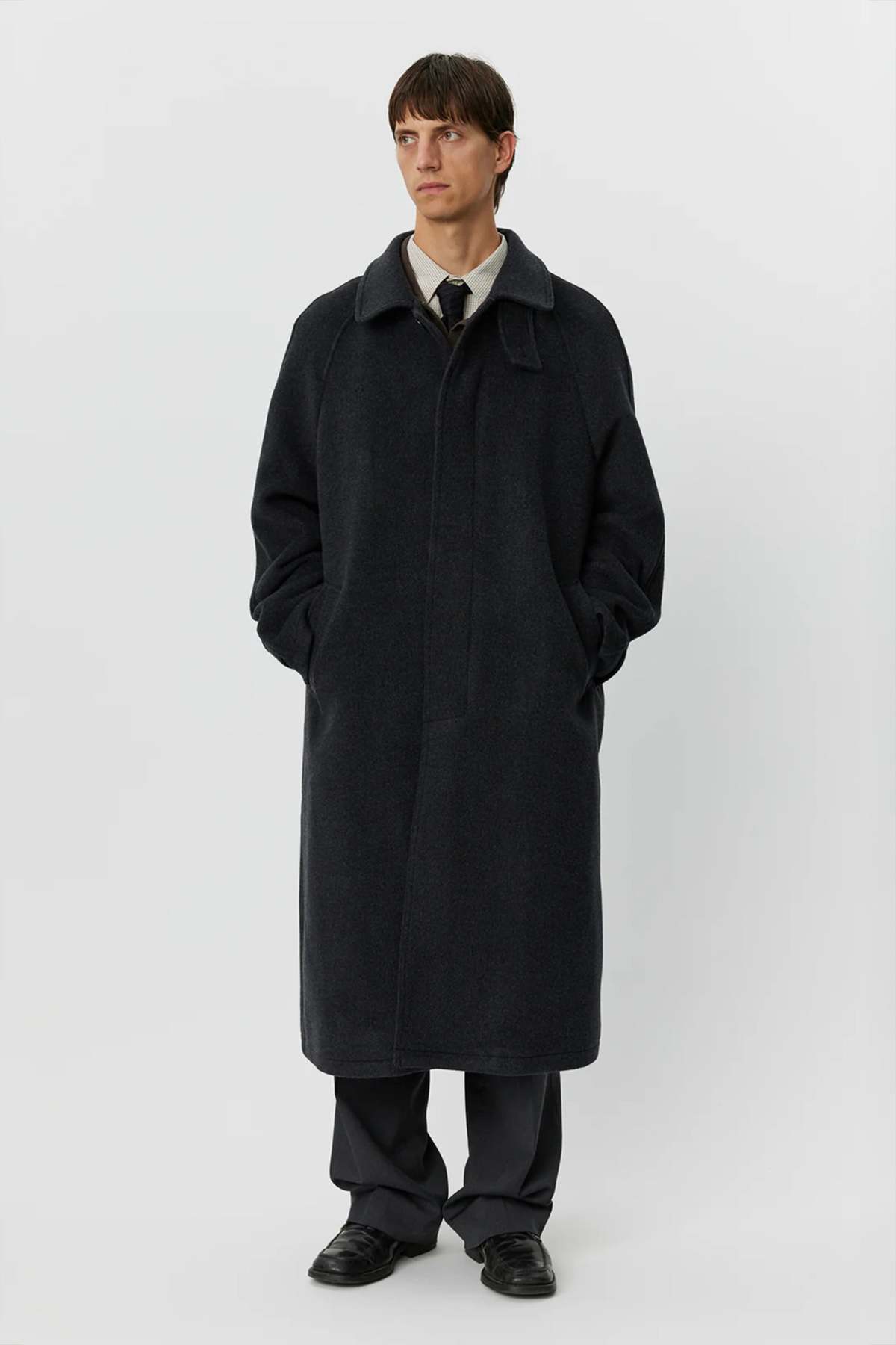 セール‼️mfpen 2023AW Installation Coat mfpen Installation Recycled Wool Coat - Grey | Garmentory