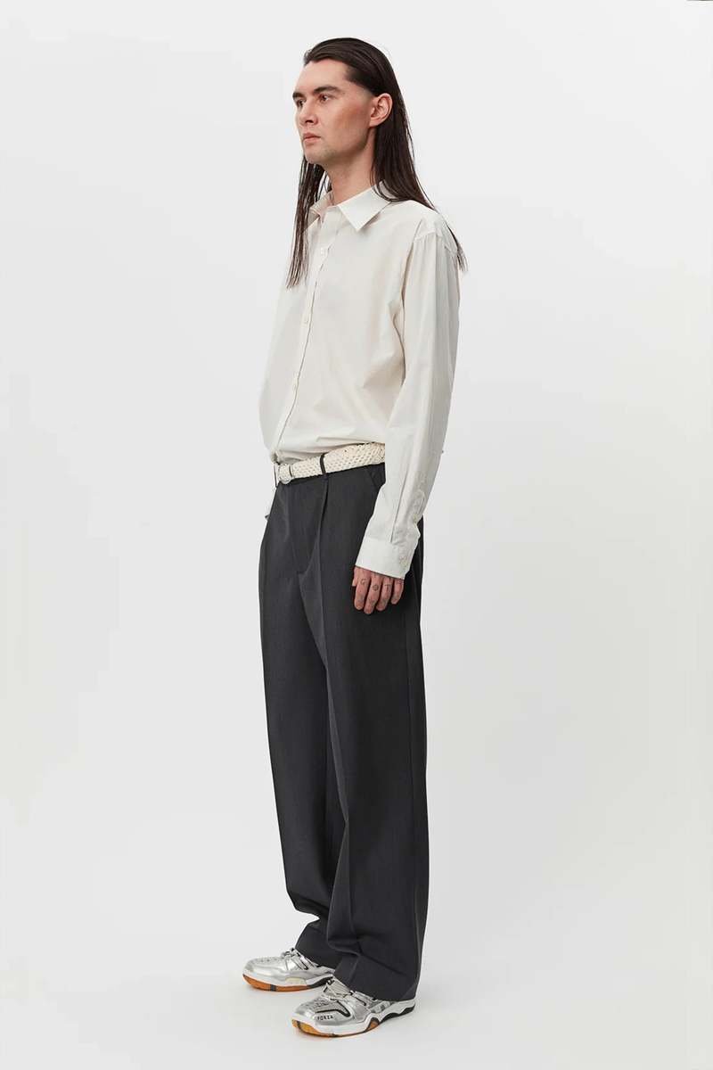 mfpen Service Trousers - Dark Grey Wool | Garmentory