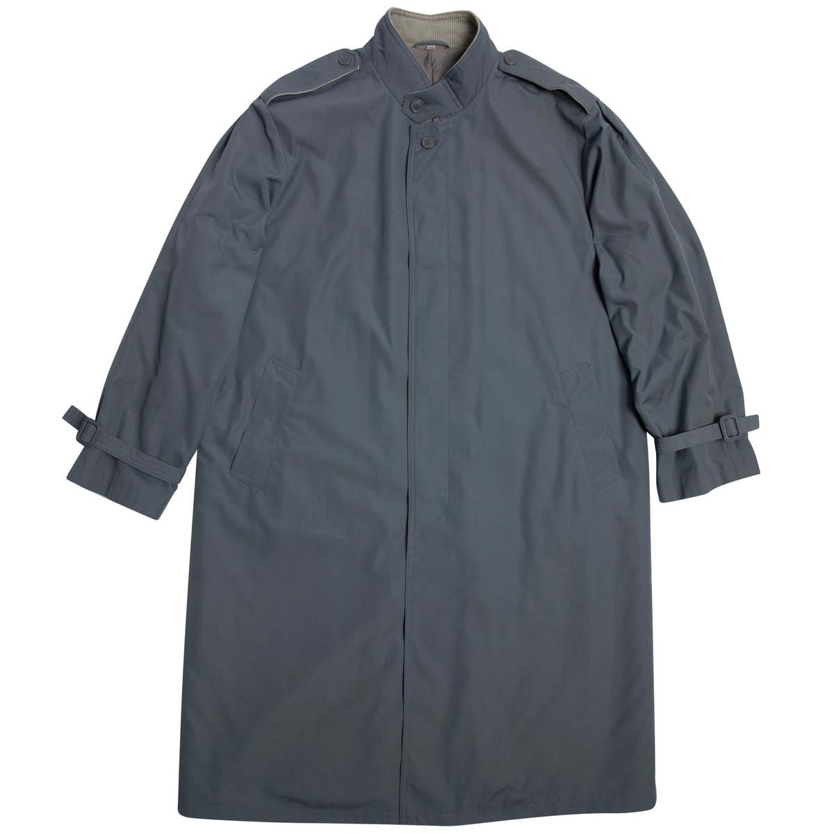 Sundazed Canvas Weave Corduroy Trim Trench Coat - Agate - Image 1 of 7