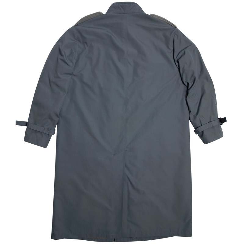 Sundazed Canvas Weave Corduroy Trim Trench Coat - Agate