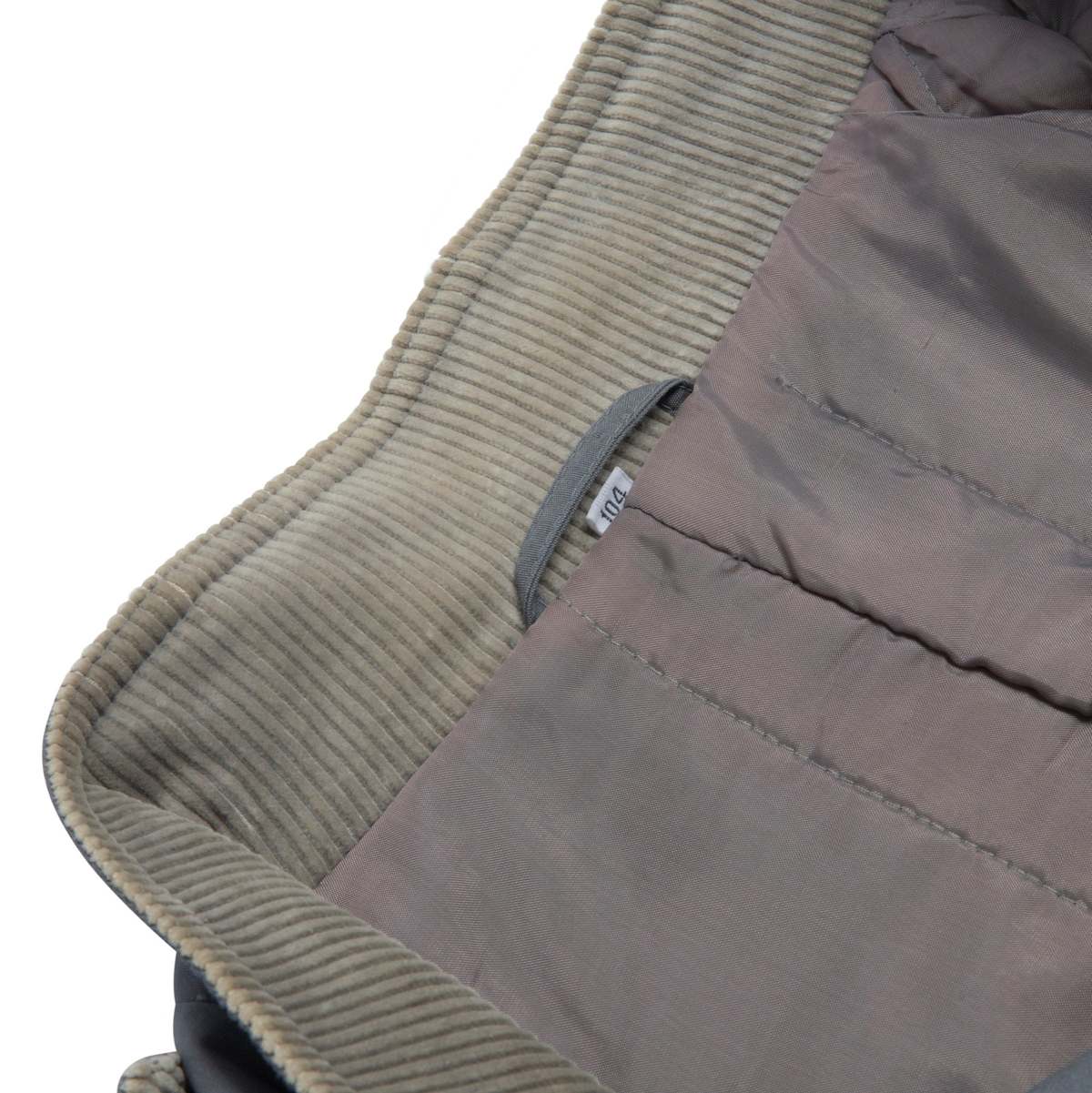 Sundazed Canvas Weave Corduroy Trim Trench Coat - Agate - Image 6 of 7