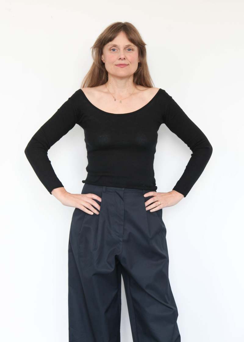 Shaina Mote Poezia Knit Top - Onyx Shaina Mote Poezia Knit Top - Onyx