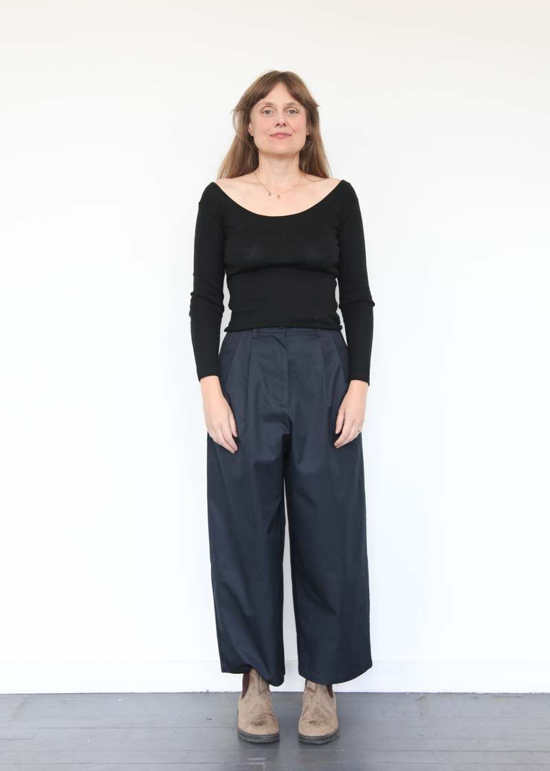Shaina Mote Poezia Knit Top - Onyx Shaina Mote Poezia Knit Top - Onyx