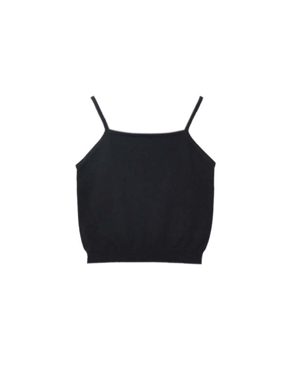 PURECASHMERE NYC Sleeveless Top and Cardigan Set - Black PURECASHMERE NYC Sleeveless Top and Cardigan Set - Black
