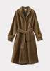 Caramel WOMEN'S COTTON TRENCH COAT - KHAKI - Thumbnail 2