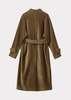 Caramel WOMEN'S COTTON TRENCH COAT - KHAKI - Thumbnail 3