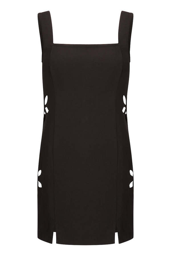 Tach Clothing Afrodita Linen Dress - Black | Garmentory