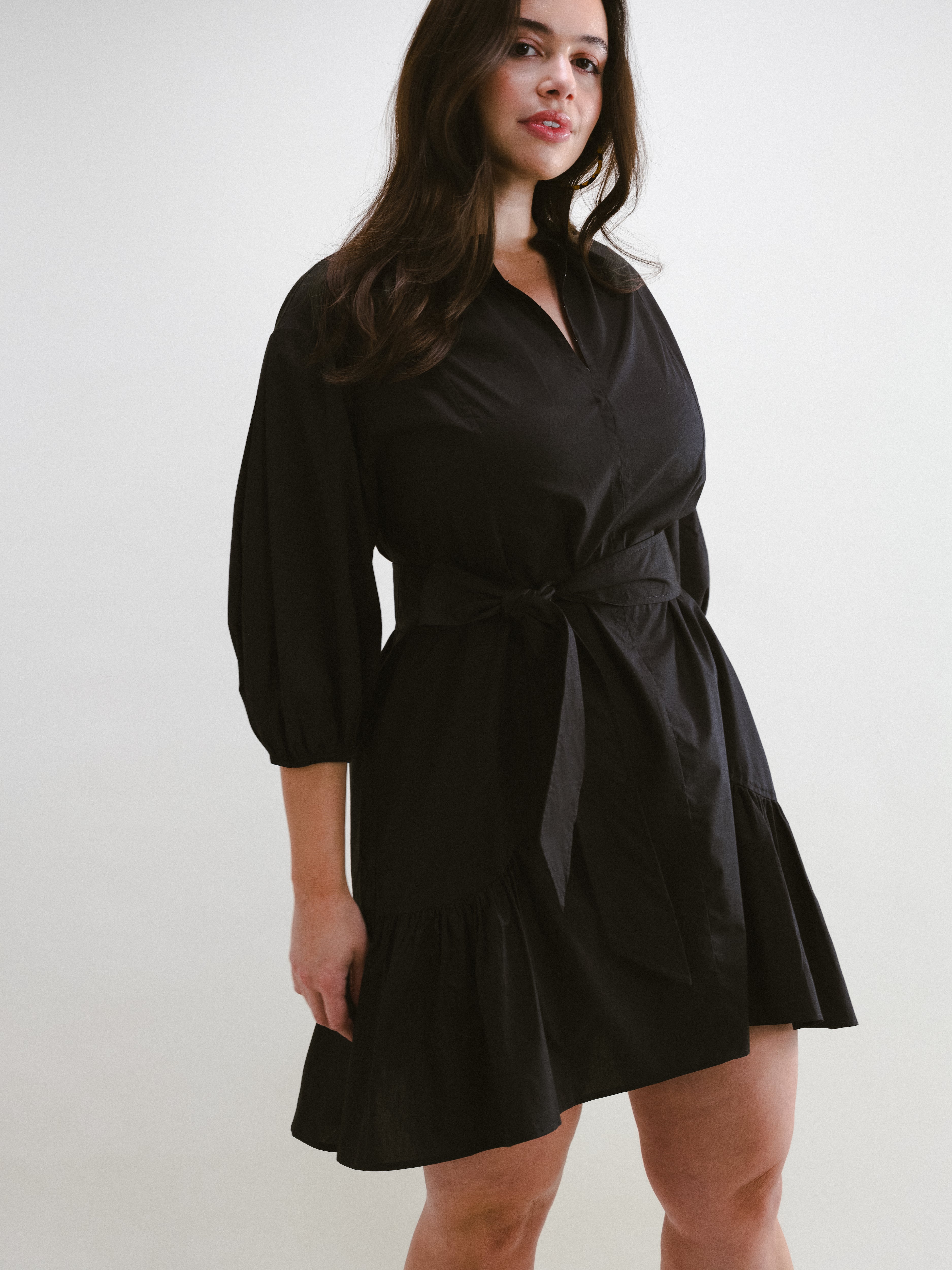 black garden party dress AKIRA Late Night Garden Party Velvet Mini Dress | Black
