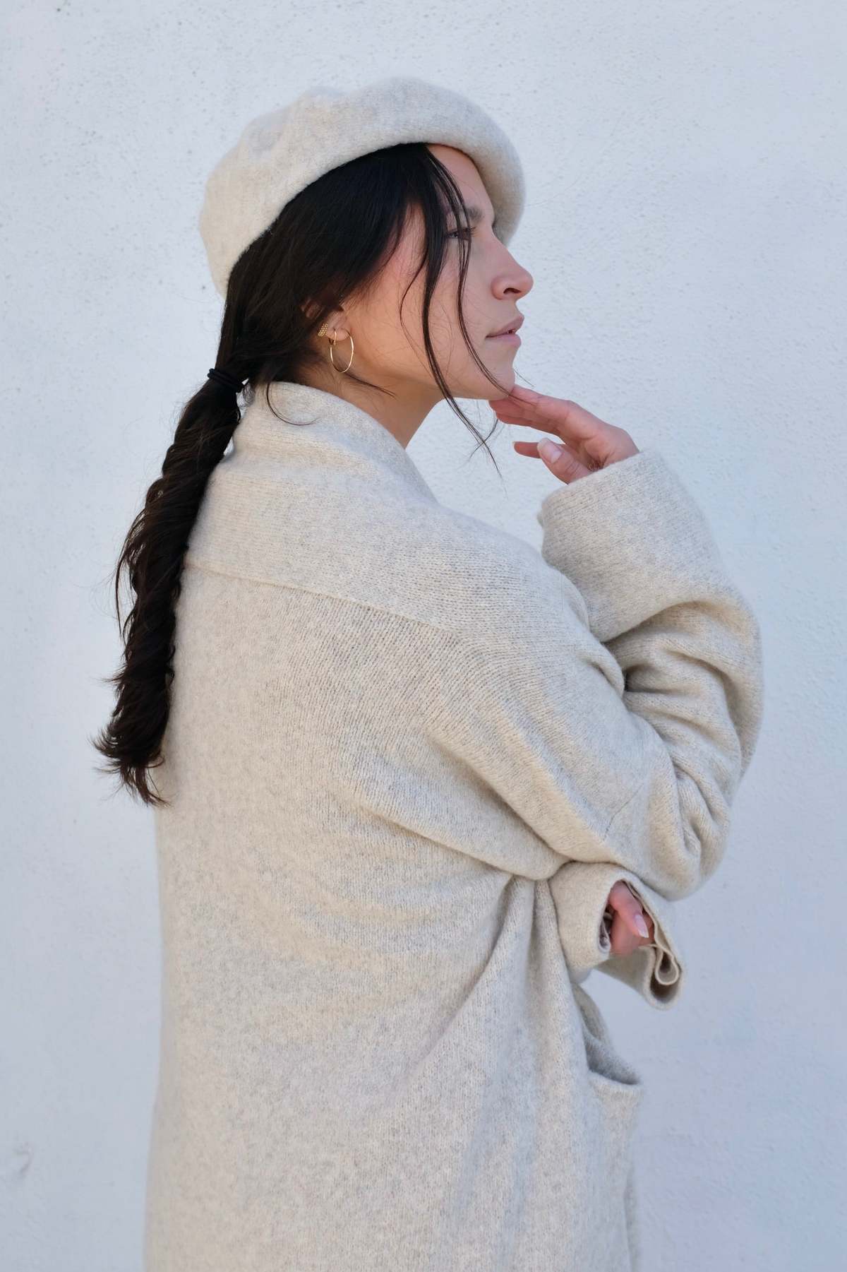 【関税込み】Lauren Manoogian ベージュ Taper コート Lauren Manoogian Taper Coat - Ecru | Garmentory