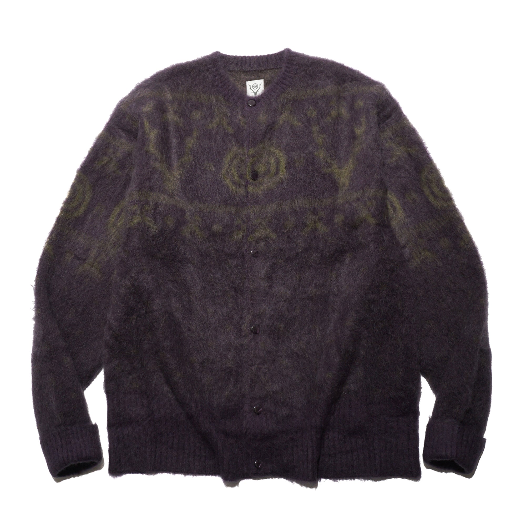 LOOSE-FIT-CREW-NECK-CARDIGAN-- LOOSE-FIT-CREW-NECK-CARDIGAN--