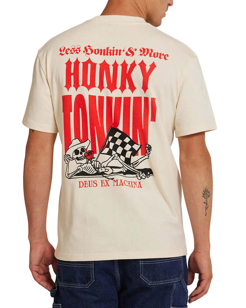 Deus Ex Machina honky tonk t-shirt - dirty white