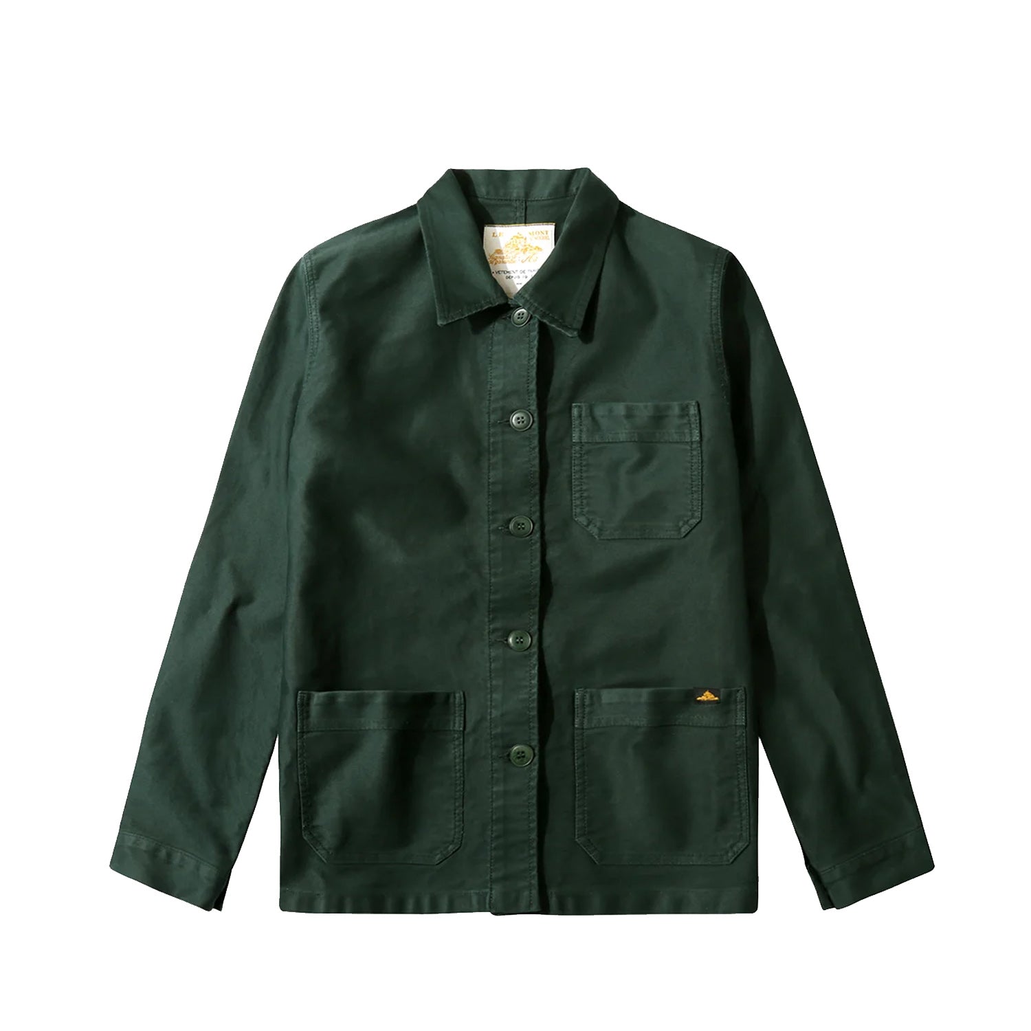 ★le mont★ WGenuine Lmsm Work JacketCamel Le Mont St Michel French Moleskin Work Jacket - Kaki | Chore