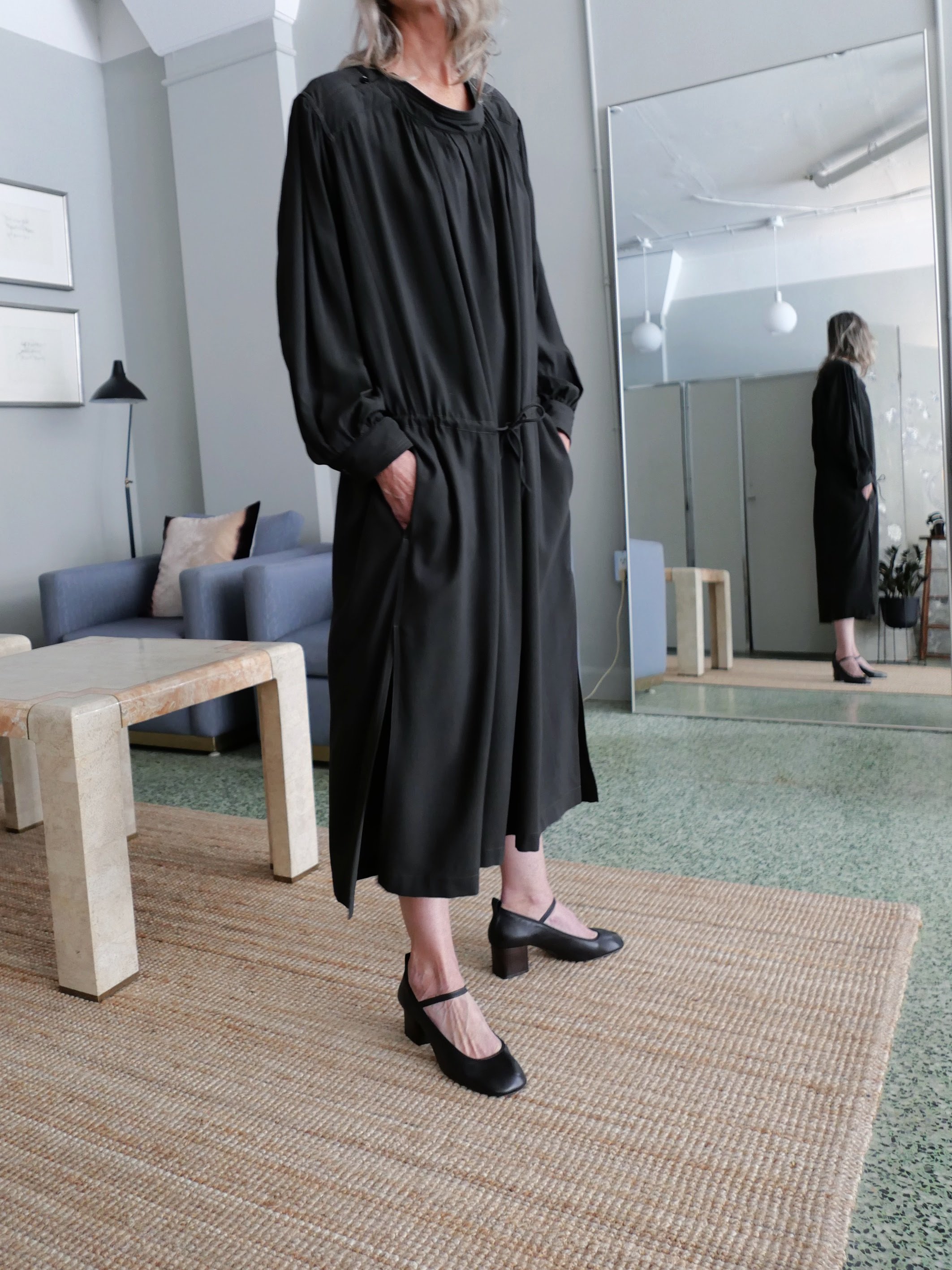 LEMAIRE HOUSSE DRESS - DARK ESPRESSO | Garmentory