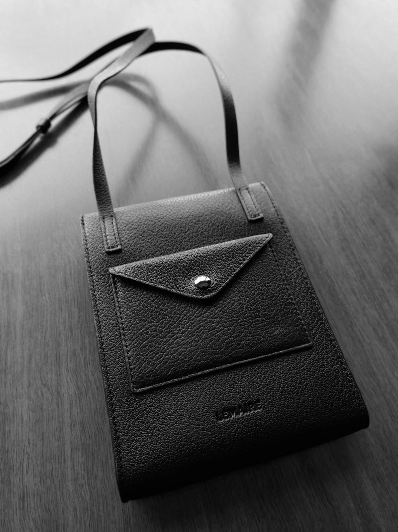 LEMAIRE ENVELOPPE WITH STRAP bag - BLACK | Garmentory