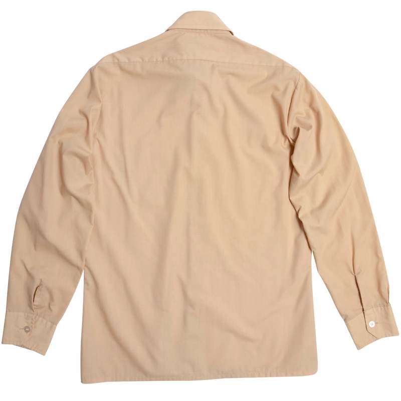 Sundazed Poplin Weave Western Collar Bust Pocket Shirt - Beige