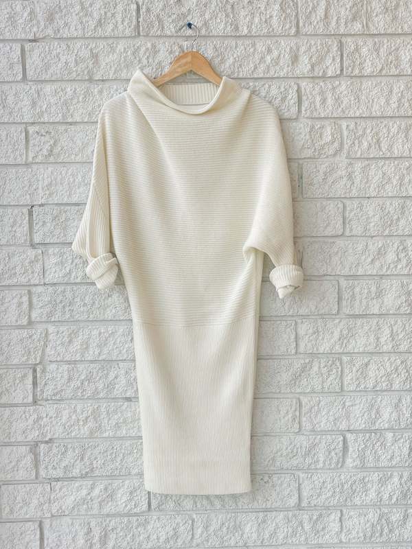 Brochu Walker Clede Sweater Dress - Ivory | Garmentory Brochu Walker Clede Sweater Dress - Ivory | Garmentory