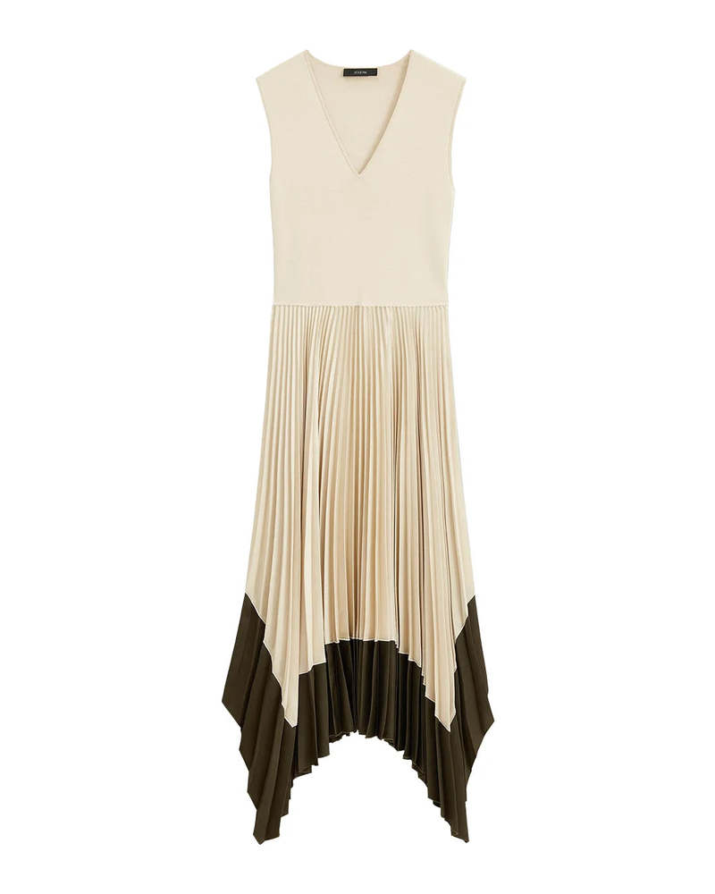 Joseph Knit Weave Pliss Animation Dura Dress Oat Combo Garmentory