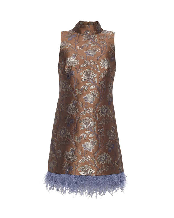 Tay Dress - Jacquard Garden