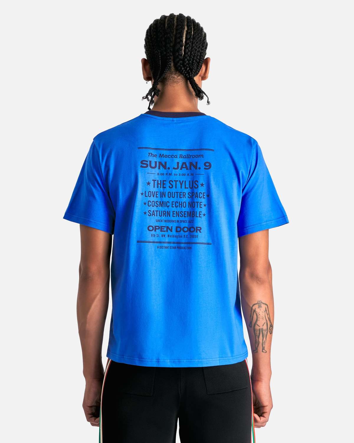 Wales Bonner Saturn T-Shirt - Blue | Garmentory