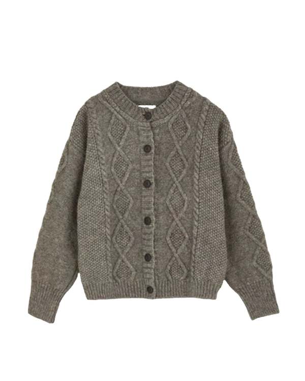 Skall Agnete Cardigan Brown Garmentory