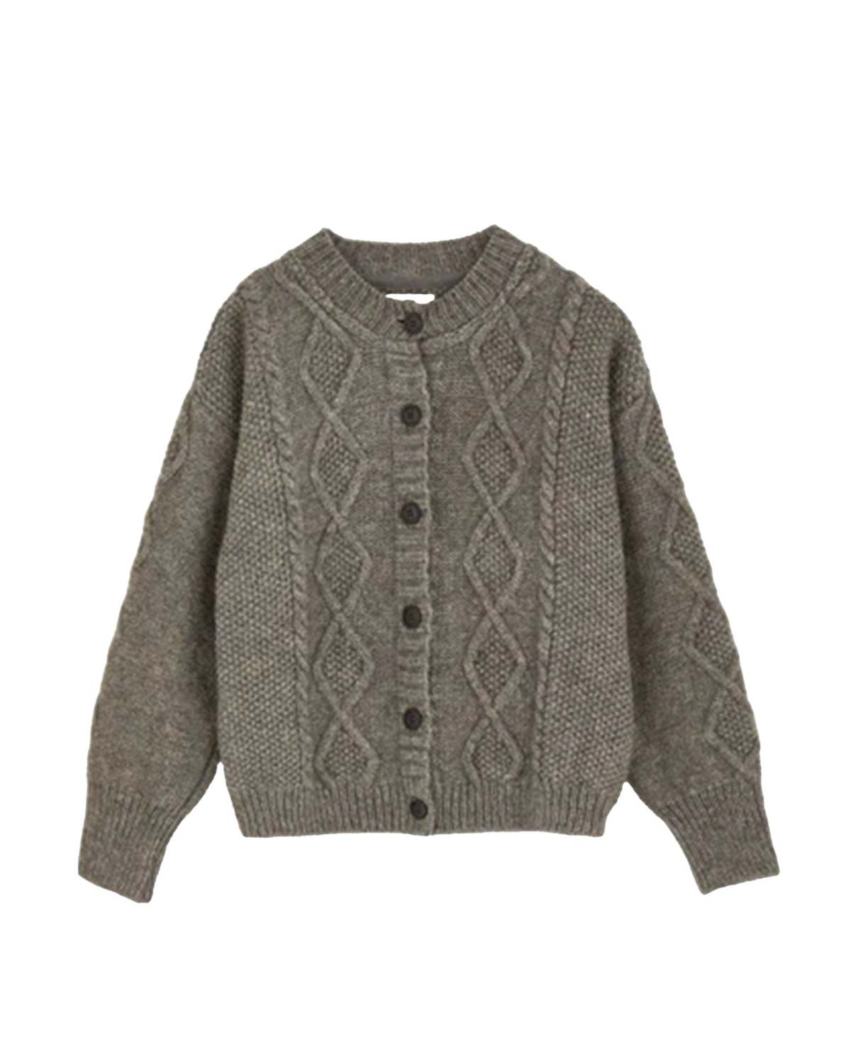 Skall Agnete Cardigan Brown Garmentory