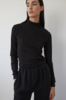 Wol Hide Easy Turtleneck - Black - Thumbnail 2