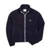 Drake's Boucle Wool Zip Jacket - Navy - Thumbnail 1