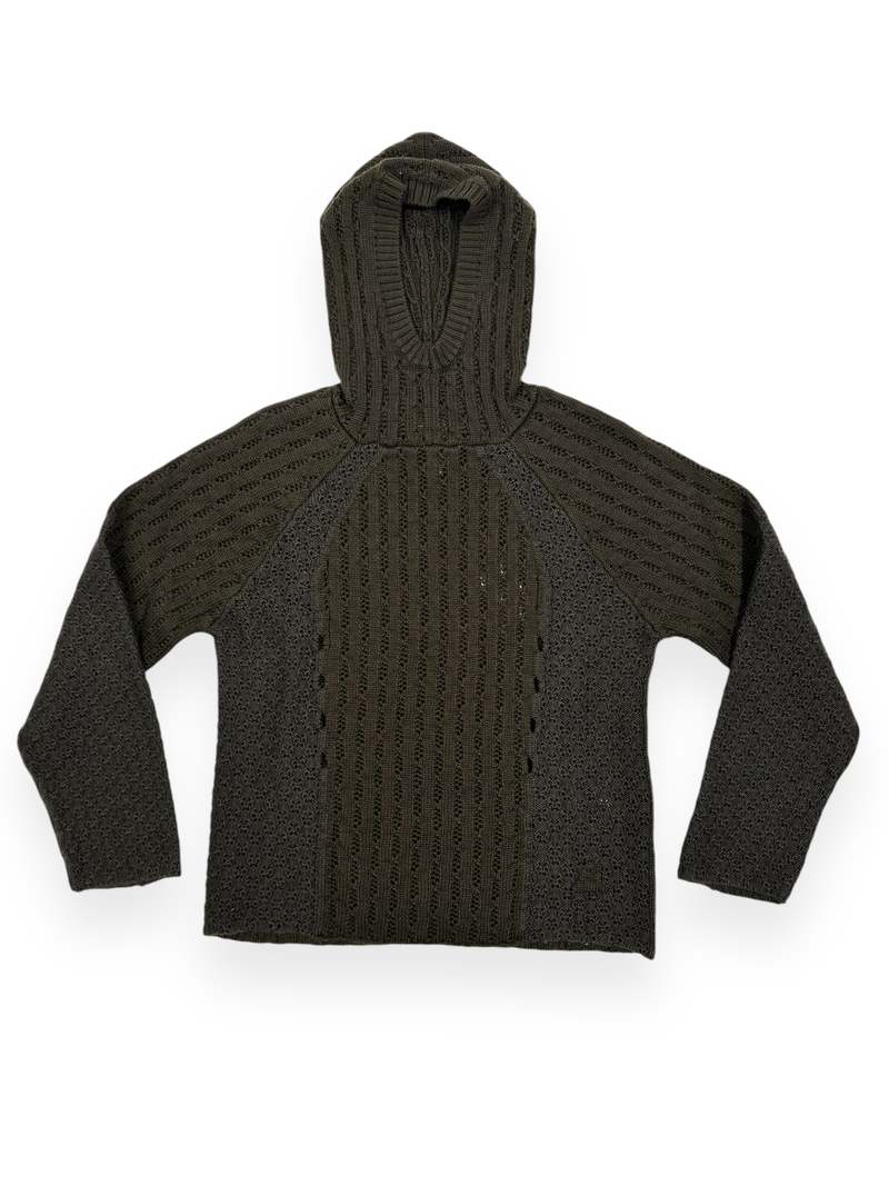 ROA Flower Stitch Hoodie - Brown | Garmentory 