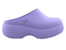 Melissa free clog platform - violet/red velvet - Thumbnail 1