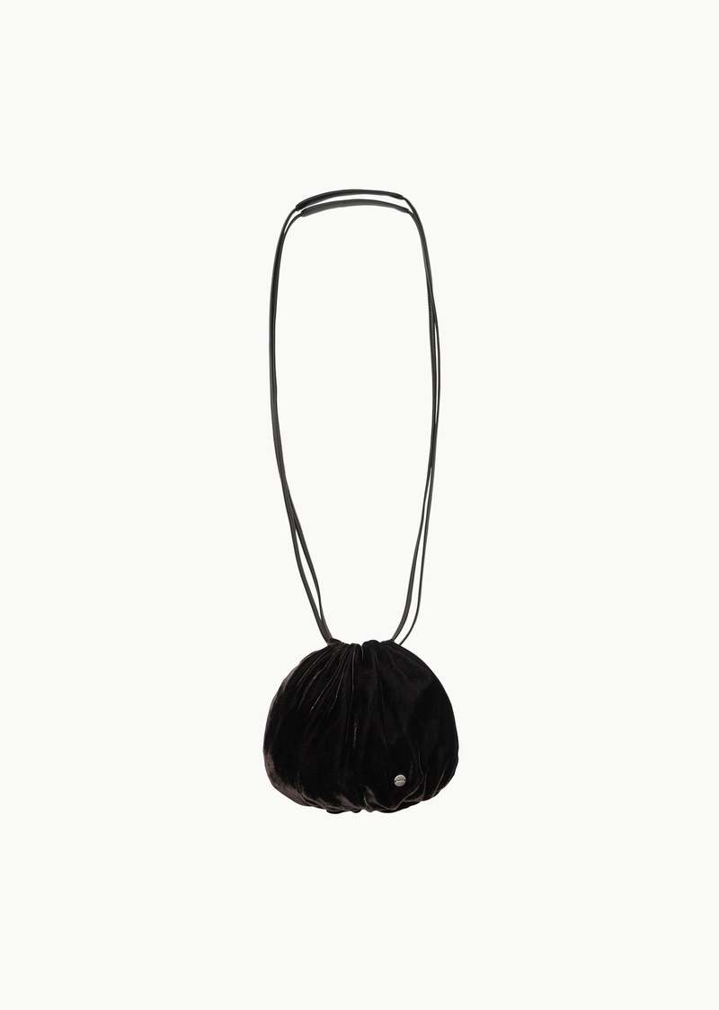 【AMOMENTO】24fw VELVET MINI BAG Amomento Velvet Mini Bag - Dark Brown | Garmentory