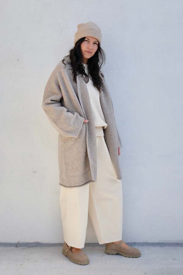 24AW【LAUREN MANOOGIAN】TAPER COAT Lauren Manoogian Taper Coat - Dust | Garmentory