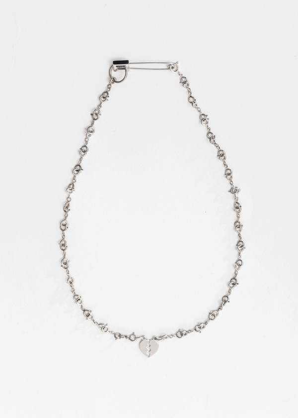 Magliano Micro Broken Heart Necklace - 925 Silver | Garmentory