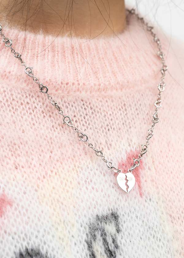 Magliano Micro Broken Heart Necklace - 925 Silver | Garmentory