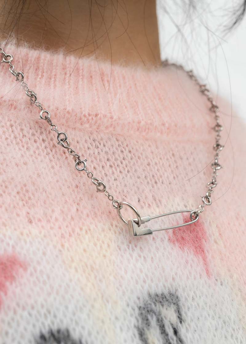 Magliano Micro Broken Heart Necklace - 925 Silver | Garmentory