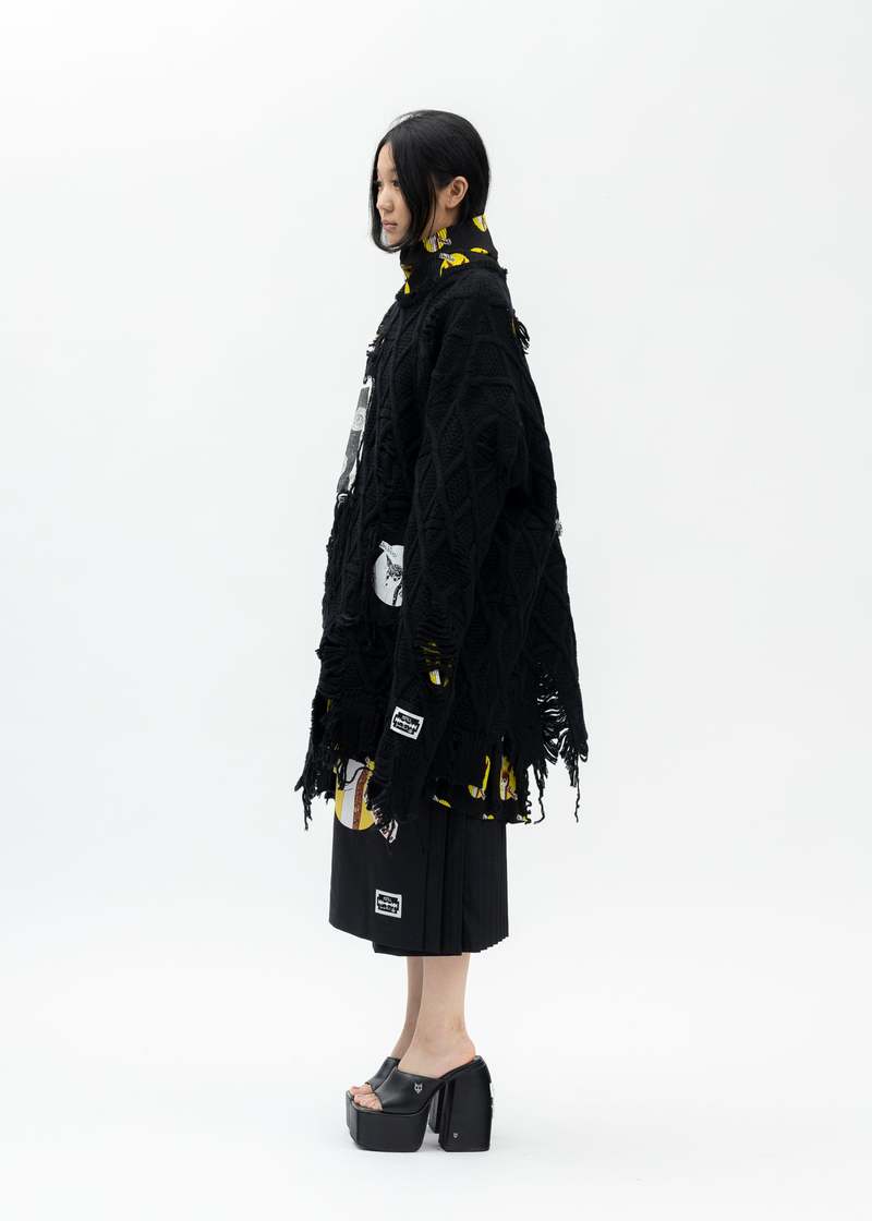 KIDILL☆ DESTROY PULLOVER KNIT KIDILL / DESTROY PULLOVER KNIT COLLABORATION WITH rurumu