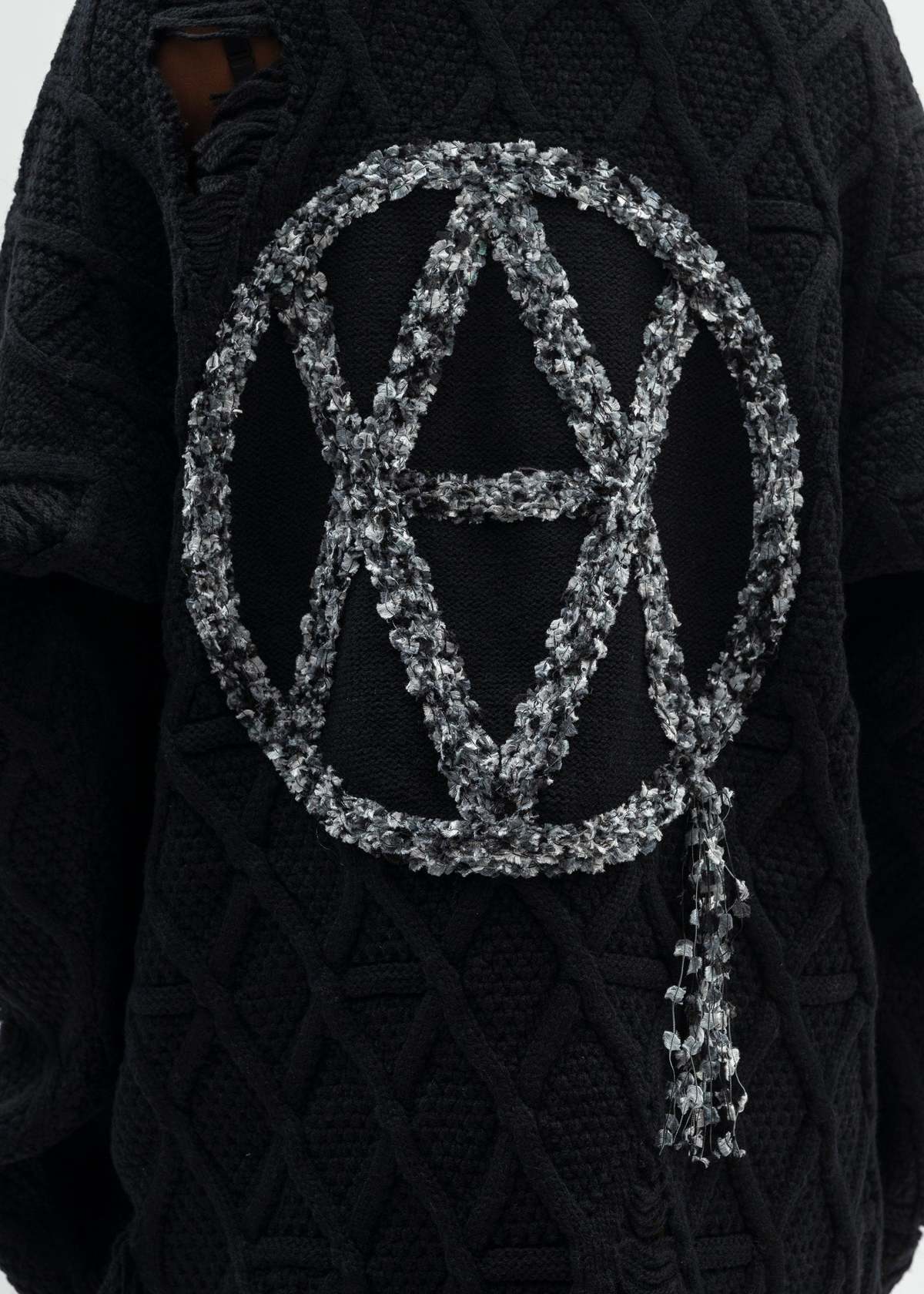 KIDILL☆ DESTROY PULLOVER KNIT BLACK-DESTROYED-PULLOVER-KNIT-