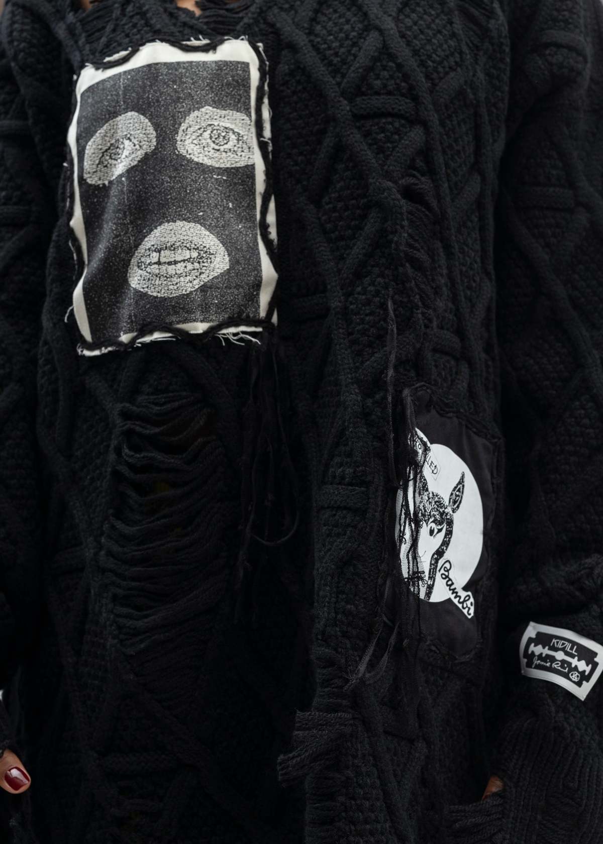 KIDILL☆ DESTROY PULLOVER KNIT KIDILL / DESTROY PULLOVER KNIT COLLABORATION WITH rurumu
