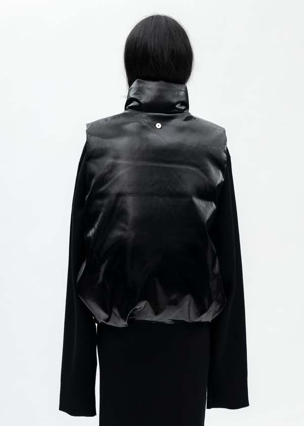 Omar Afridi Foamed Vest - Black | Garmentory