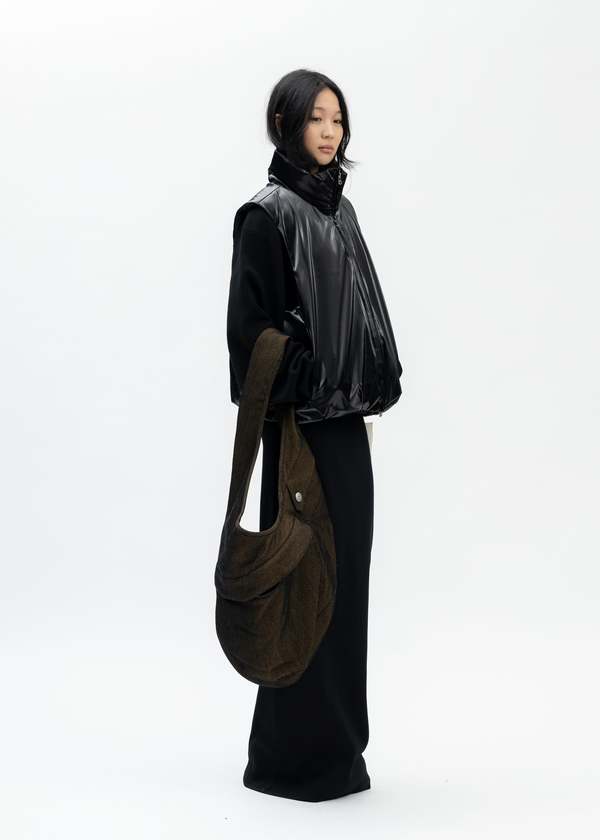 Omar Afridi Foamed Vest - Black | Garmentory