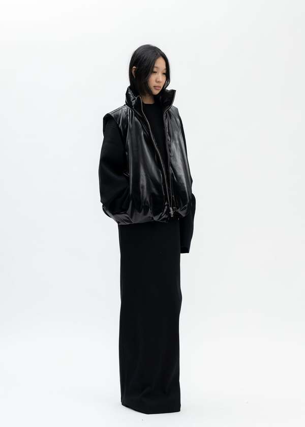 Omar Afridi Foamed Vest - Black | Garmentory