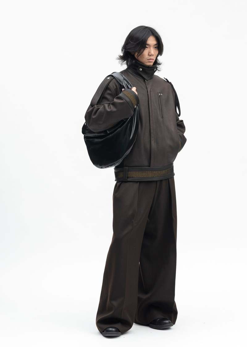【Omar Afridi】Foamed Lidia Bag BLACK Omar Afridi Midi Lidia Bag （Black） -FASCINATE