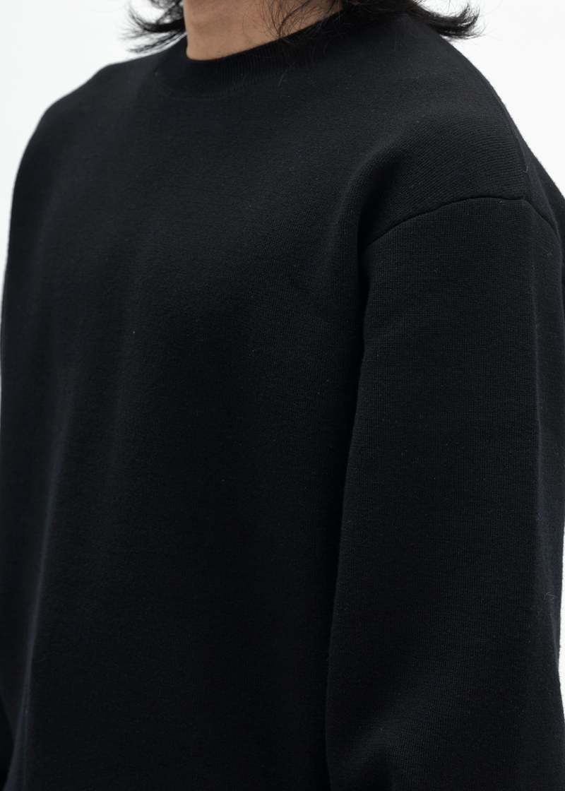 トップス omar afridi KNITTED DS JUMPER 48 Omar Afridi Knitted Drivers Jumper （Black） -FASCINATE
