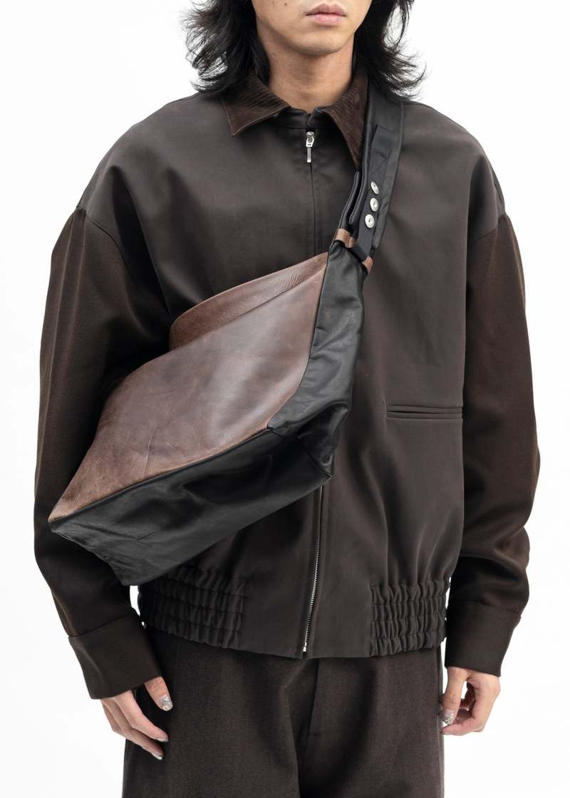 新品未使用　omar afridi oscer bag Omar Afridi Oscar Bag （Ash×Black） -FASCINATE