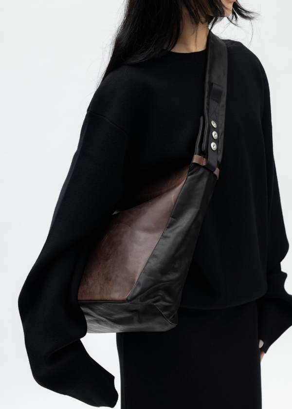 Omar Afridi MIX OILY COW HIDE OSCAR BAG - Multi | Garmentory