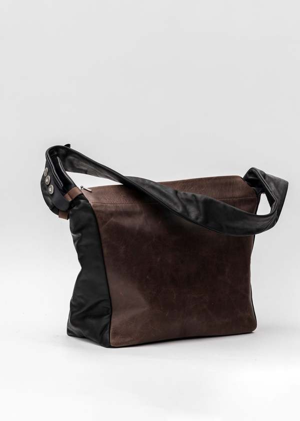 Omar Afridi MIX OILY COW HIDE OSCAR BAG - Multi | Garmentory