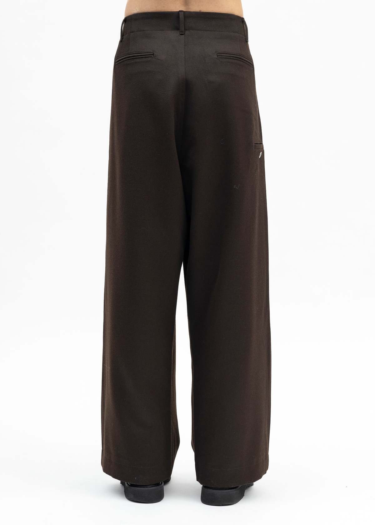 【Omar Afridi】TROTTI BAGGY TROUSERS 46 Omar Afridi TOBACCO HEAVY TUXEDO TROTTI BAGGY TROUSERS